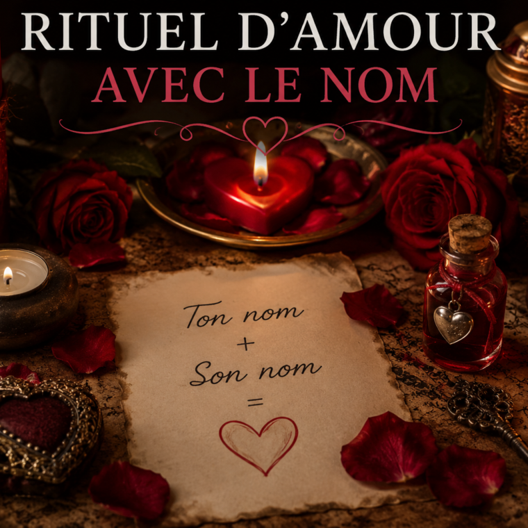 Rituel d’amour avec le nom